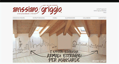 Desktop Screenshot of massimogriggio.com